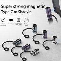 Super fort N52 magnétique 4Pin 2Pin Port vers Type C femelle adaptateur rapide écouteur connecteur de charge pour casque Shokz