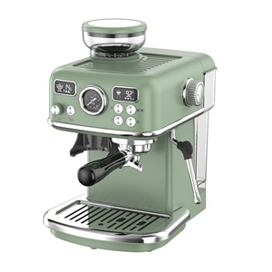 Machine à expresso électrique programmable 20 bars, cafetière 1500W, réservoir d'eau transparent amovible de 1,8L, bac à café de 200g, lumière LED - Product Image 1