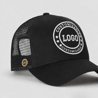 Gorra Trucker Unisex de 5 Paneles en Oferta, con Bordado 3D, Diseño a Cuadros, Deportiva, Impermeable, Transpirable, con Malla en la Parte Trasera
