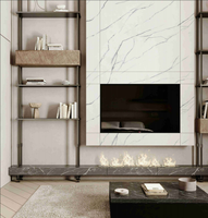 Panneau mural en PVC imperméable pour intérieur, 1000 mm x 10 mm, couleur blanc Bela