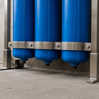 Réservoir d'eau modulaire en acier inoxydable 3000L/hour, filtration par osmose inverse, alimentation en eau à pression constante et fréquence variable