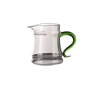 Taza de té de vidrio Fairness con colador integrado, resistente al calor, de borosilicato, para juego de té Kung Fu, uso doméstico - Product Image 1
