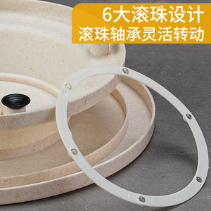 Plastic Cake Decorating Turntable Non Slip Rotating Cake Plate White Circle Baking Tool For Cake Decorating - Product Image 5