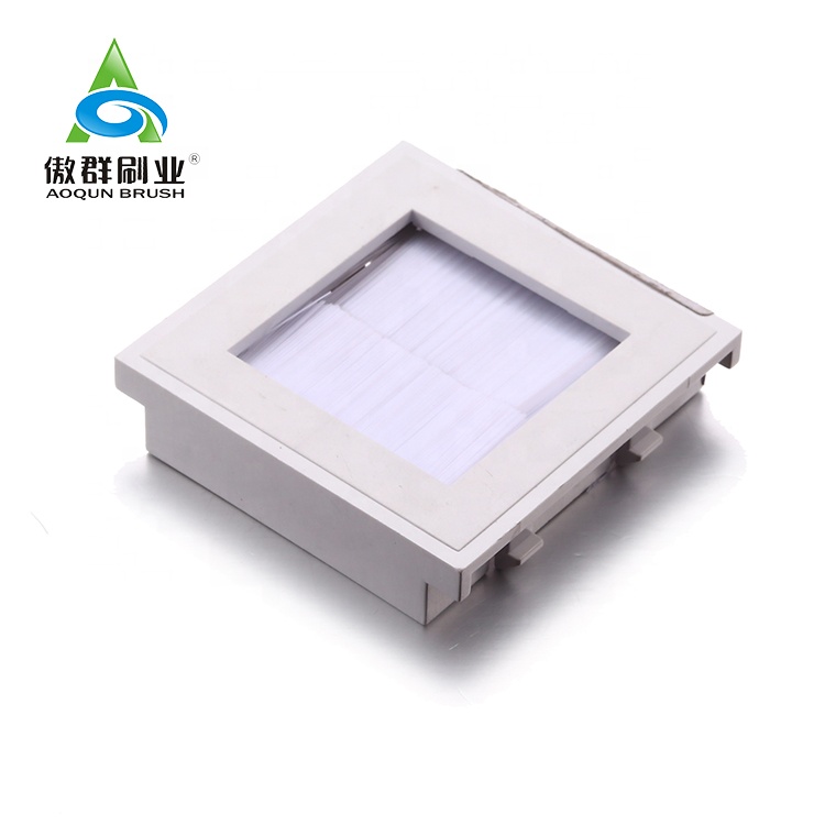 Встраиваемая в стену кабелей стенная панель для прокладки кабелей щетка для кабеля для мобильного телефона