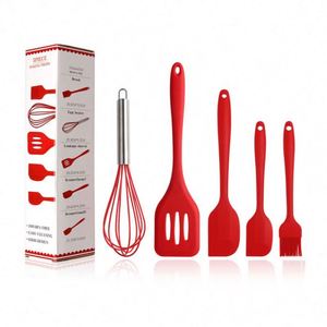 Juego de Utensilios de Cocina de Silicona de Alta Calidad, Juego de 5 Piezas de Utensilios de Cocina de Silicona - Product Image 1