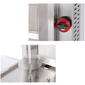 XEOLEO commerciale 4 bruciatori a Gas Shawarma griglia per alimenti in acciaio inox Shawarma <span class=keywords><strong>Kebab</strong></span> <span class=keywords><strong>macchina</strong></span> - Product Image 6