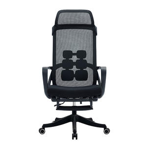 Silla de oficina con respaldo alto de malla giratoria ergonómica de altura ajustable convertible ejecutiva moderna para gerente/personal - Product Image 3