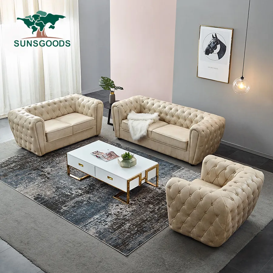 Eersteklas Merk Groot Hele Huis Decor Lederen Meubelen Sofa Woonkamer Moderne Sofa Set Luxe Alle Full House Meubels