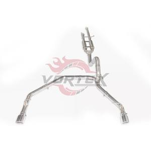 Système d'échappement performance Vortex en acier inoxydable Valvetronic Catback avec télécommande, finition poli miroir, tôle d'acier de 1,5 mm pour - Product Image 2