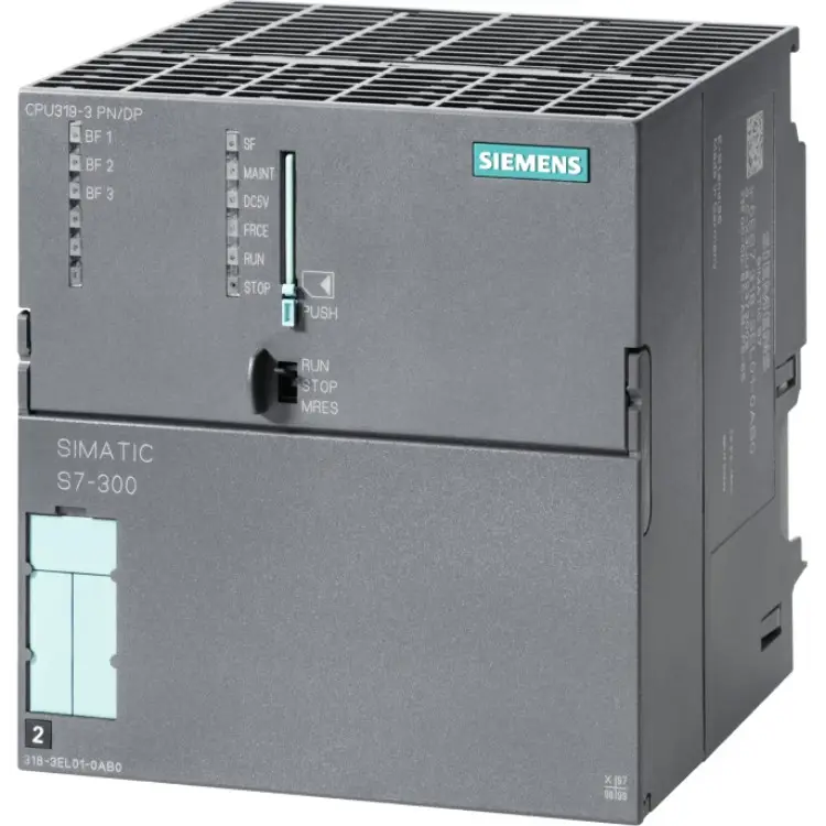 Siemens Simatic S7-300 Cpu 319-3 Pn/Dp Cpu Met 2 Mb Werkopslag 6es7318-3el01-0ab0