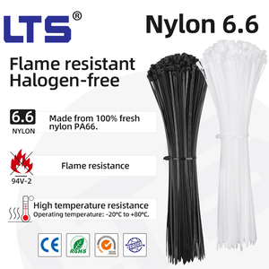 Vente directe d'usine, attaches de câbles en nylon 66 autobloquantes pas chères, attaches de câbles autobloquantes, attaches de câbles en plastique - Product Image 5
