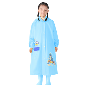 Jas Hujan Ponco Anti Air Grosir untuk Anak Laki-laki Perempuan Bayi Siswa Sekolah Dasar untuk Aktivitas Luar Ruangan Seperti Mendaki di C - Product Image 3