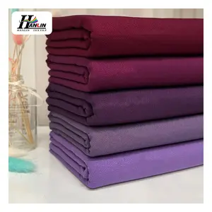 100 Polyester Spandex Soft Stretch Woven Moss Crepe Plain Crinkle Plain Dyed Korean Moss Crepe Fabric