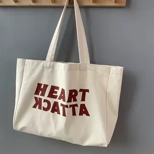 Borsa con logo personalizzato piccola riutilizzabile nera a spalla vuota di alta qualità in cotone all'ingrosso tote bag in tela per lo shopping