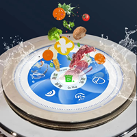 ODM OEM Personnalisé 9,2 kg Compresseur de déchets alimentaires électrique intelligent en acier inoxydable à traitement continu, faible niveau sonore 60 dB, pour la gestion des déchets