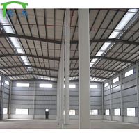 Structure en acier industrielle de haute qualité à faible coût, entrepôt, supermarché, atelier préfabriqué avec poutres en H laminées à chaud