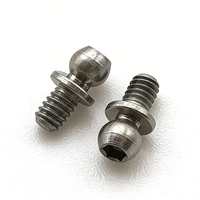 Adaptateur à bille CNC, support à vis fileté compatible avec la tête à bille pour vélo, moto, VTT, rétroviseur