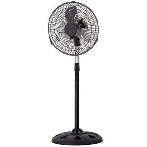 New Portable Floor-Standing Electronic Fan Three Blades Three-Speed 10-Inch Vertical Fan Durable