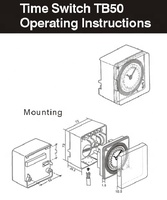 Minuteur mécanique programmable GEYA OEM ODM de bonne qualité T50 AH711 AC110v-240v, interrupteur manuel