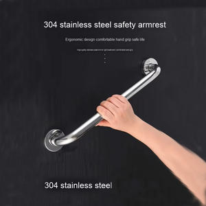 YOTO duş handikap 304 paslanmaz çelik banyo korkulukları kaymaz tuvalet rayları kolları - Product Image 5