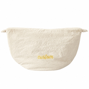 Bolsa de Cosméticos Personalizada con su Logotipo, Suave y Esponjosa, Color Amarillo Mantequilla, Moderna y a la Moda, Bolsa de Maquillaje, Bolsa de Regalo Promocional - Product Image 2
