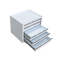 Armoire à outils portable en acier avec 5 tiroirs, verrouillable, OEM OBM, capacité de charge de 300 kg, stockage 3 ans