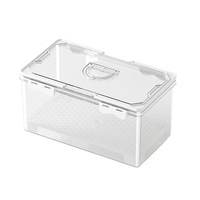 Boîte de rangement alimentaire rectangulaire portable en plastique double couche de style japonais, ensemble de thé pour céréales, boîte à lunch pour réfrigérateur, utilisation en extérieur