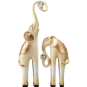 Entrada Elefante Adorno Lucky Town House Oficina Sala de estar TV Gabinete Nicho Atmósfera Buenos objetos Adorno - Product Image 5