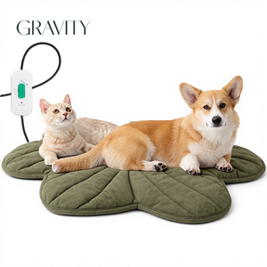 Verwarmde kattenbedden in bladvorm, Amerikaanse spotgoederen, verwarmingsmat voor huisdieren, wintermat voor gebruik in de winter - Product Image 1