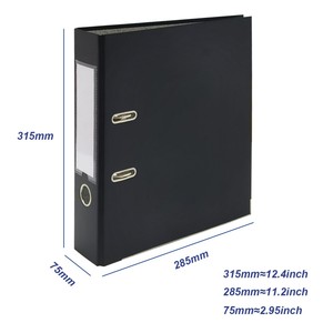 Bán Buôn 2-Vòng Văn Phòng Chất Kết Dính Bền A4 Kích Thước Đòn Bẩy Vòm Tập Tin 75Mm Tông Thư Mục Tập Tin - Product Image 6