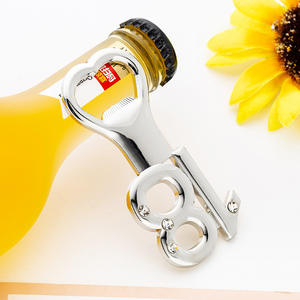 Bottiglia Anello Apri 15th Buon <span class=keywords><strong>Compleanno</strong></span> In Oro Metallo di Birra Cavatappi Favore di Partito 25th Anniversary apri bottiglia di Birra - Product Image 4