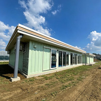 FOREMOST Casa Contenedor de Acero Prefabricada Personalizada, Casa Modular Pequeña, Cabaña Prefabricada para Exteriores, Fábrica, Agricultura
