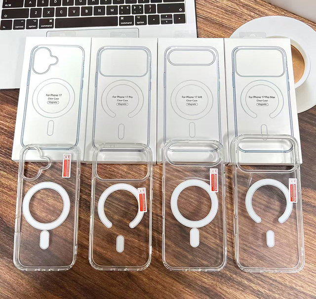 Anti Yellow Shockproof Anti-fall Magnetic Charging Mobile Phone Case Cover Shell for iPhone 12 13 14 15 16 17 18 Pro Max Plus