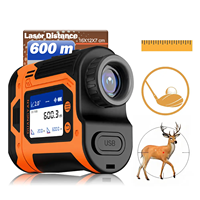 Tanghu Mini Télémètre laser 6X Zoom 600m pour relevé de bâtiments FTTH, golf, chasse, sports de plein air, garantie 15 ans