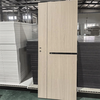Porte en WPC de haute qualité, porte en bois-plastique, porte résistante à l'humidité, pour hôpital, école, appartement, produit très vendu en Arabie Saoudite