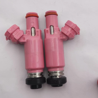 Inyectores de Combustible Solenoide Rosados OEM Nuevos de 565cc para Subaru STI WRX Forester, Aplicación para Modelo de Motor de Automóvil 16611-AA370 16611-AA510