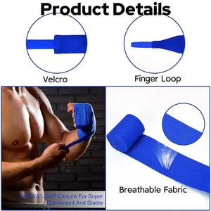 Fasce per Mani da <span class=keywords><strong>Boxe</strong></span> Personalizzate con Protezione per il Palmo e Supporto per il Polso Unisex - Product Image 2