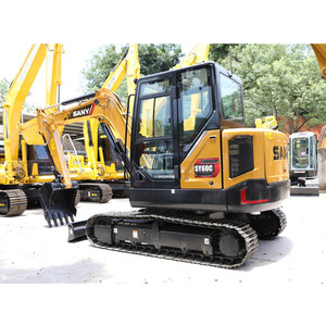 Excavatrice d'occasion Sany Sy60c de bonne qualité à bas prix, Sany 60c, Sany55, Sany75C, mini-excavatrice de 6 tonnes, excavatrices intégrées à vendre - Product Image 3