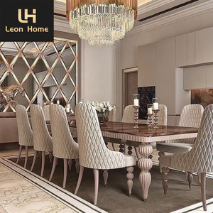 High End Manufacture Custom Made Nordic Long <strong>Dining</strong> <strong>Table</strong> Modern Luxury Marble Top <strong>Dining</strong> Room <strong>Table</strong> And Chairs - Product Image 1