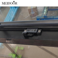 Ventana colgada doble americana de estilo moderno Ventanas deslizantes verticales Heritage Sash con marco de aleación de aluminio Función antirrobo