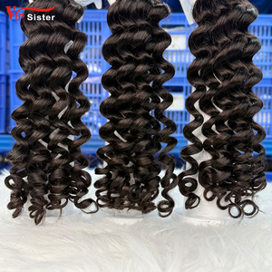 Venta al por Mayor <span class=keywords><strong>de</strong></span> Cabello Indio Virgen 6a, Cabello Remy con Ondas Profundas, 100% Cabello Humano - Product Image 4