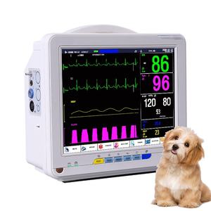 Moniteur portable de signes <span class=keywords><strong>vitaux</strong></span> vétérinaires avec ECG, SpO2, NIBP et batterie rechargeable – Moniteur vétérinaire multiparamètres pour vétérinaires - Product Image 3