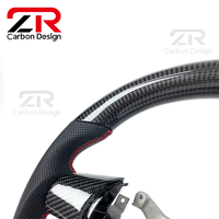 Volant personnalisé en fibre de carbone pour Chevrolet Corvette C6, volant en cuir perforé pour Corvette C5 C7 C8 Camaro SS