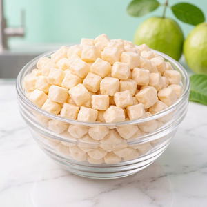 Cubes de goyave blanche lyophilisés de qualité supérieure en gros – 100 % naturels, collation de fruits véritables, approvisionnement en vrac, bouchées de fruits sucrées, croustillantes et saines - Product Image 5