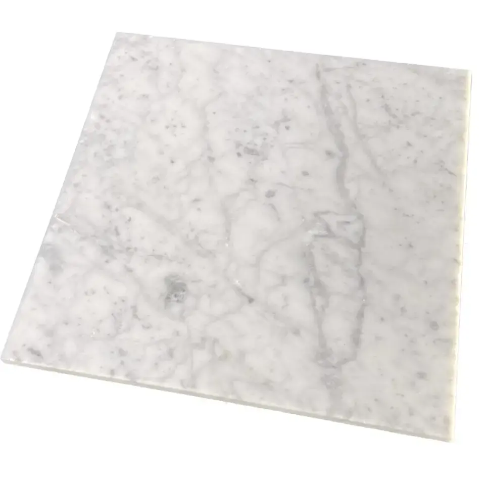 2023 Mais novo Ltaly Carrara Telhas De Mármore Branco Preço baixo Pedra Natural Azulejo De Mármore Laje Carrara