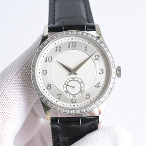 Montre P 2026 : Meilleure Vente, Montre Argentée avec Anneaux Diamantés, Cadeau Exquis de Haute Qualité pour l'Élite des Affaires, Idéale pour la Saison des Fêtes - Product Image 1