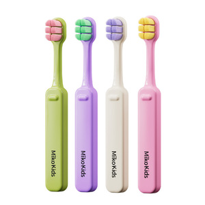 Cepillo de dientes Mikokids para niños, cerdas suaves, cepillo de dientes manual para niños para la protección de las encías - Product Image 2