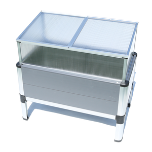Ripiani sopraelevati all’aperto grandi letti di giardino rialzati a base di ortaggi con <span class=keywords><strong>mini</strong></span> serra a base di alluminio freddo - Product Image 2