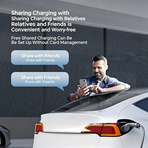 Chargeur EV mural ou sur poteau en forme de riz <span class=keywords><strong>RE7</strong></span> H 7kW IP65 4G APP RFID avec écran LED pour températures jusqu'à -30°C ° De la lettre C à la lettre 50 ° C - Product Image 5