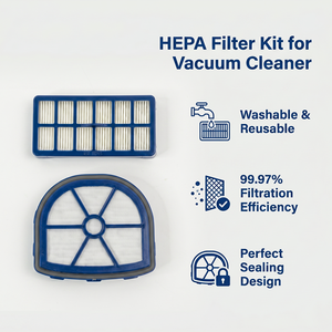 Juego de Filtros HEPA Lavables de Fábrica para Aspiradora <span class=keywords><strong>Hoover</strong></span> U84 LA71 LA10 011 35601759, Repuestos, Filtro de Polvo - Product Image 2